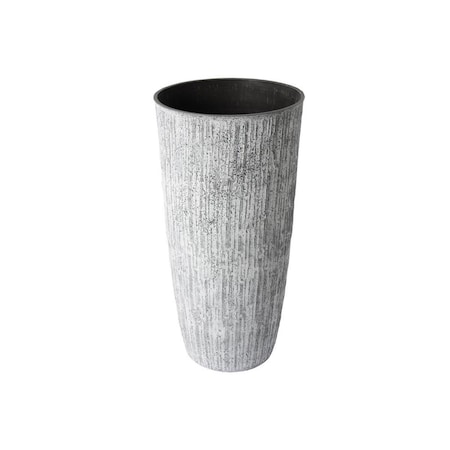Algreen 14 x 28 in. Tall White Bark Planter 44641